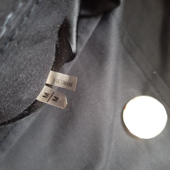 Tahari Women's Navy Blue Belted Midi Trench Coat Size M - Picture 9 of 11